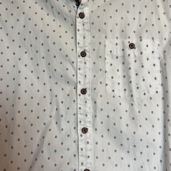 Level Ten men’s white short sleeve button down shirt size small - Picture 3 of 11